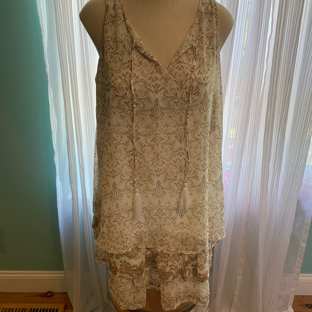 Embroidered Shift dress